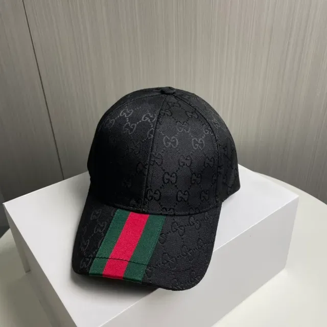 Gucci قبعة بيسبول GG Monogram كانفاس ويب سترايب 8