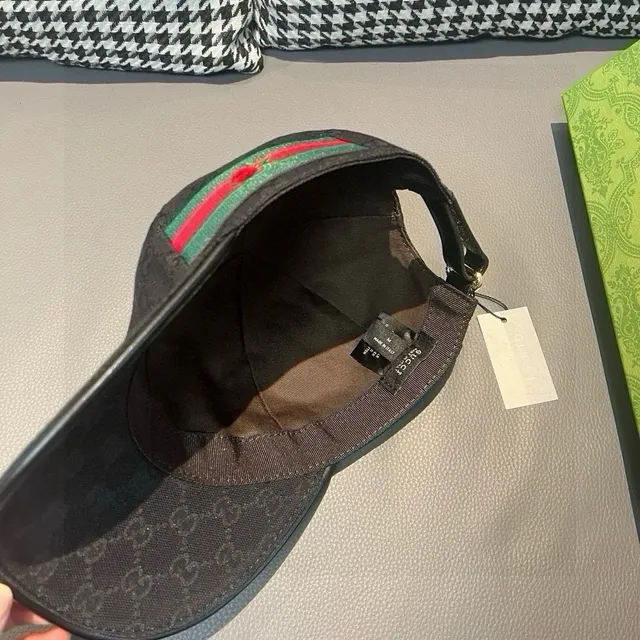 Gucci GG Monogram Web Stripe Baseball Cap 4