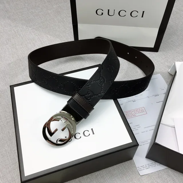 Gucci Horsebit 1955 কালো উলকিযুক্ত GG চামড়ার বেল্ট 9