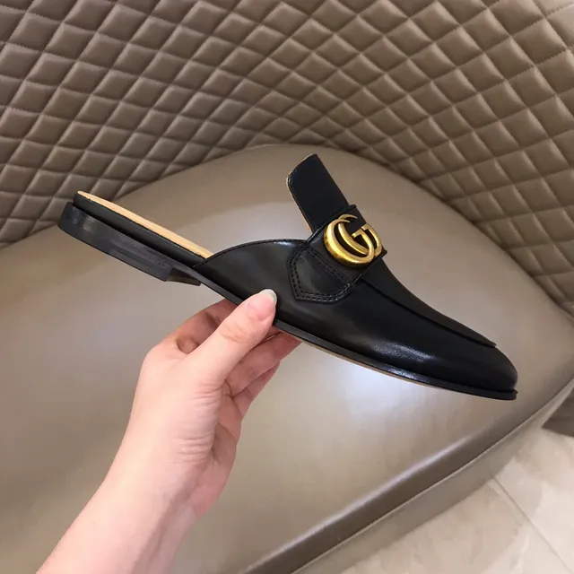Gucci Horsebit 1955 Black Leather Gold Buckle Loafer 5
