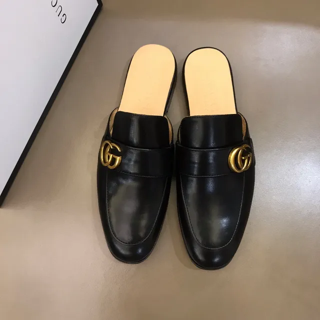 Gucci Horsebit 1955 Black Leather Gold Buckle Loafer 6