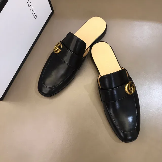 Gucci Horsebit 1955 Black Leather Gold Buckle Loafer 8