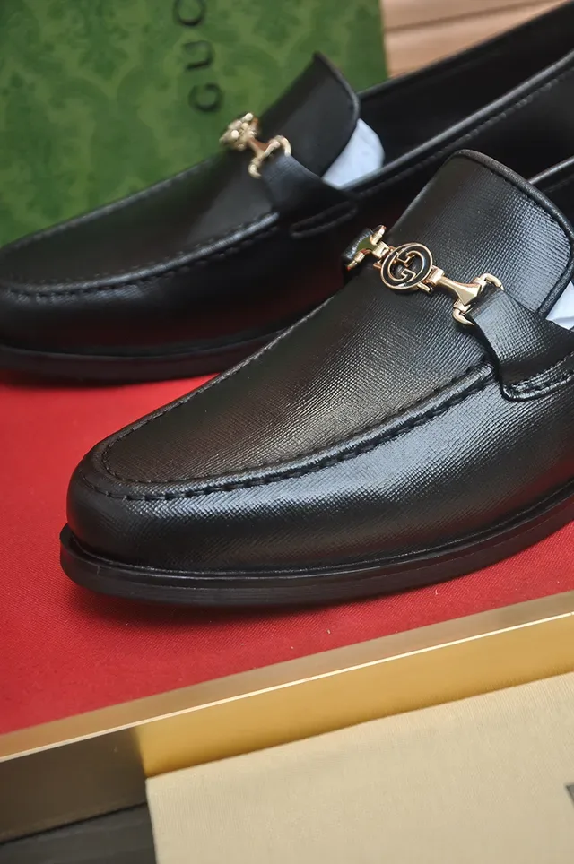 Gucci Horsebit 1955 Black Leather Horsebit Loafers 2