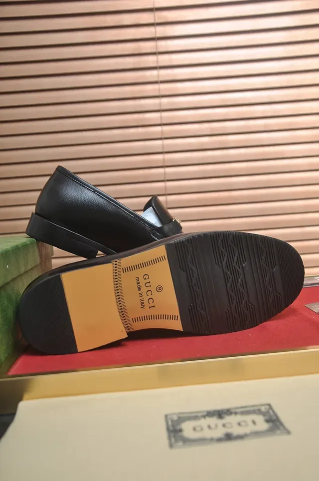 Gucci Horsebit 1955 Black Leather Horsebit Loafers 3