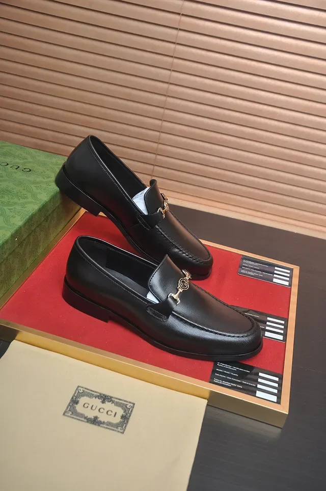 Gucci Horsebit 1955 Black Leather Horsebit Loafers 4