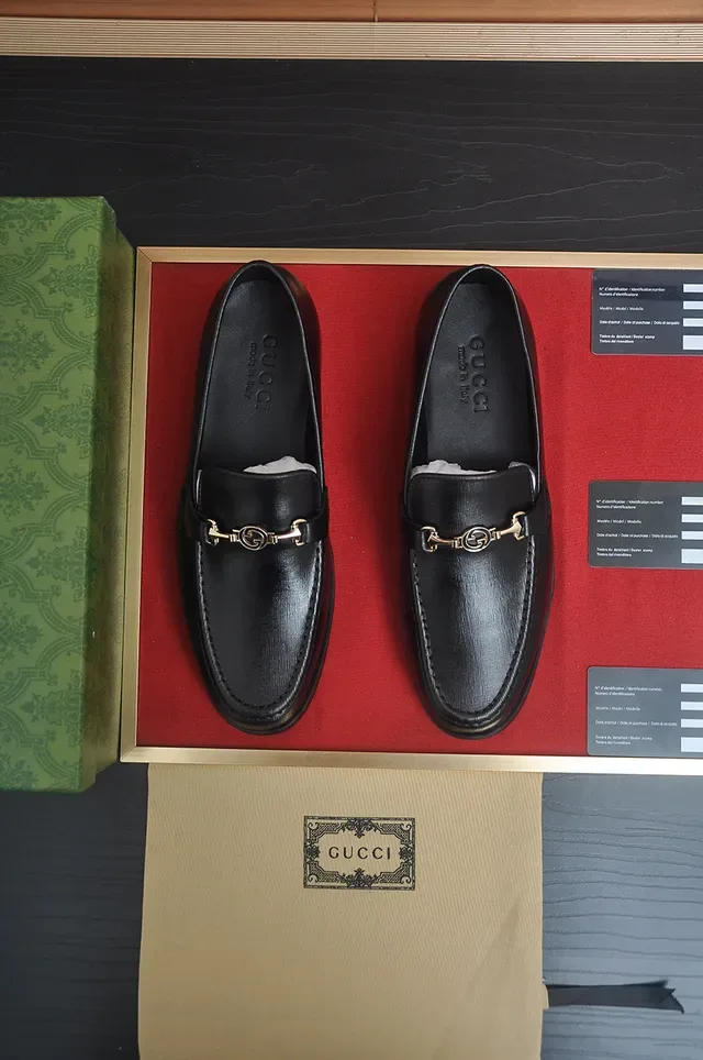 Gucci Horsebit 1955 Black Leather Horsebit Loafers 5