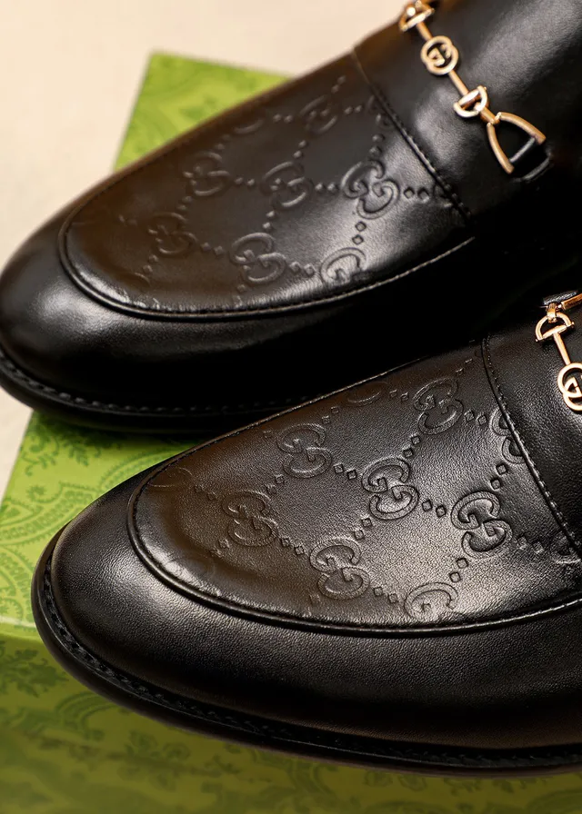 Gucci Horsebit 1955 Black Leather Horsebit Loafers 2