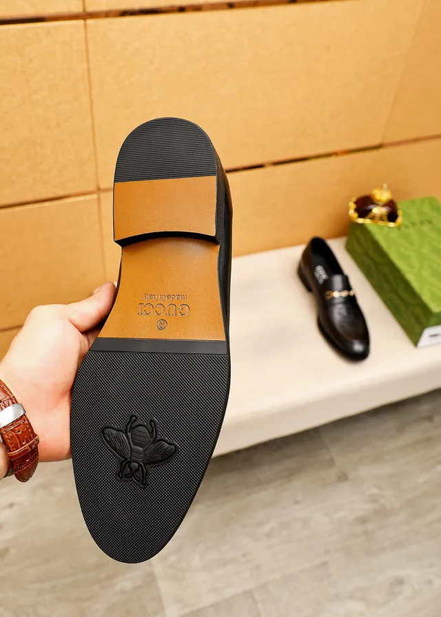 Gucci Horsebit 1955 Black Leather Horsebit Loafers 3