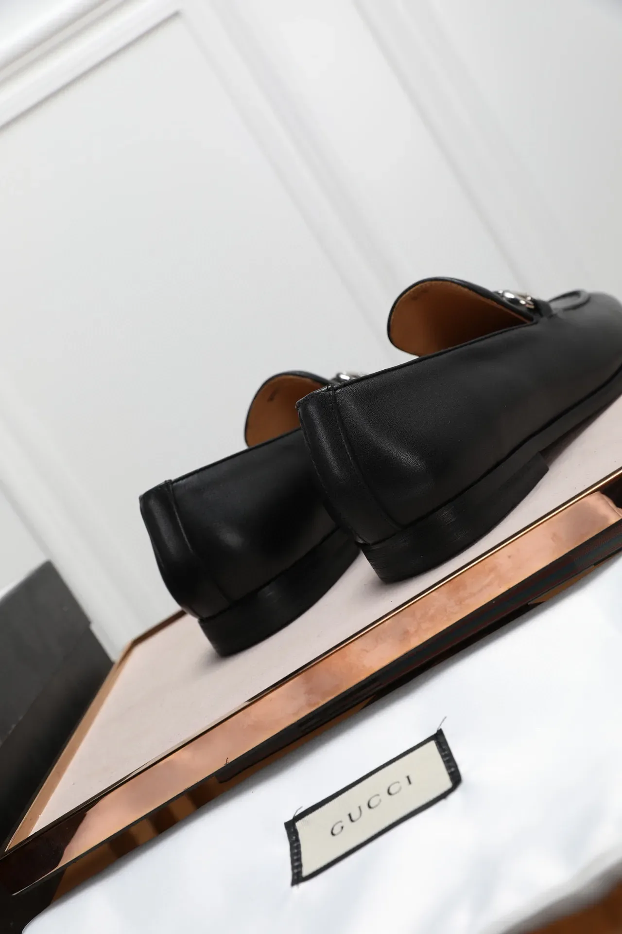 Gucci Horsebit 1955 Black Leather Horsebit Loafers 3