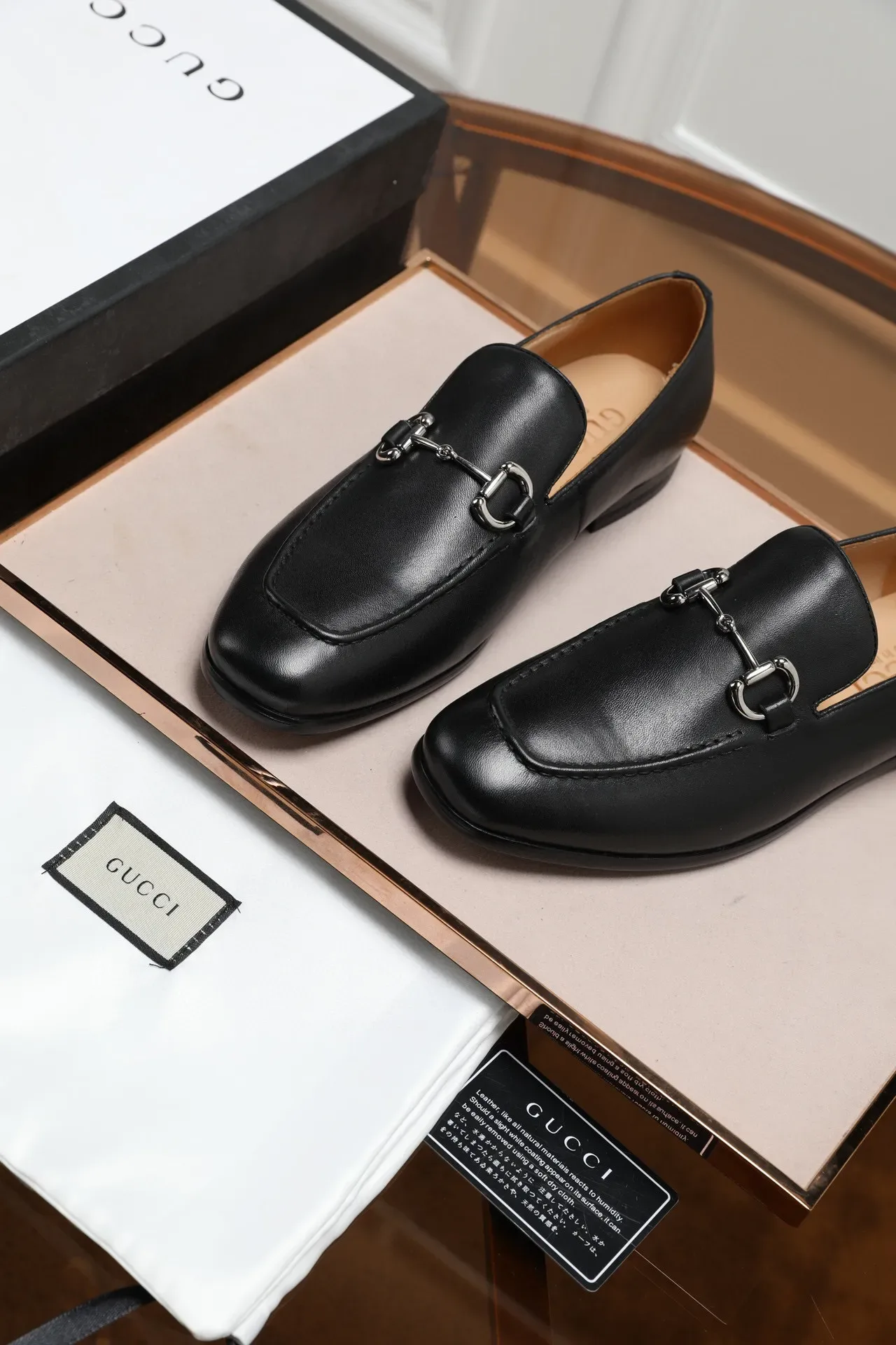 Gucci Horsebit 1955 Black Leather Horsebit Loafers 5