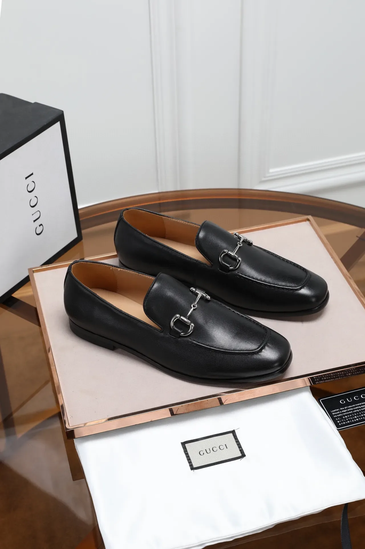 Gucci Horsebit 1955 Black Leather Horsebit Loafers 6