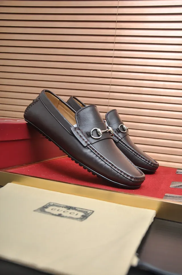 Gucci Horsebit 1955 Brown Leather Loafer 6