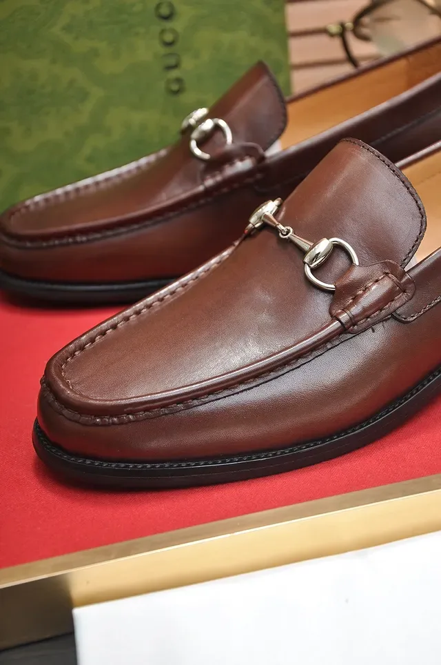 Gucci Horsebit 1955 Brown Leather Loafers 2