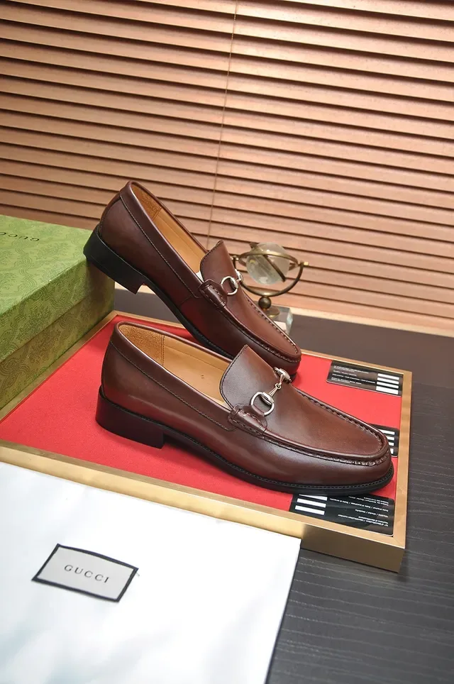 Gucci Horsebit 1955 Brown Leather Loafers 4