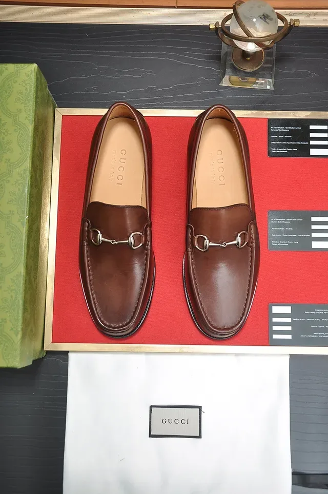 Gucci Horsebit 1955 Brown Leather Loafers 5