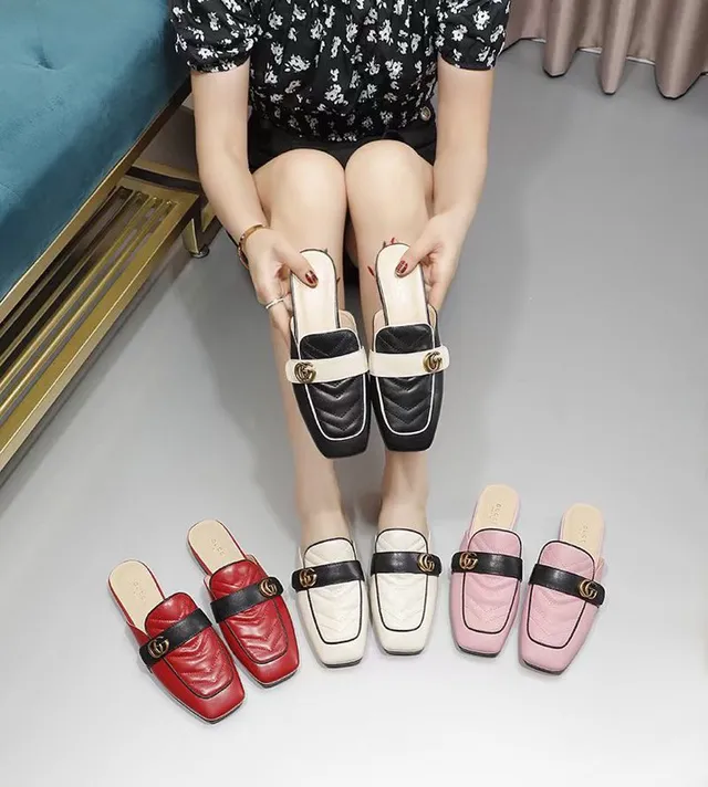 Gucci Horsebit 1955 Mocassins en Cuir Rouge et Noir Quiltés 8