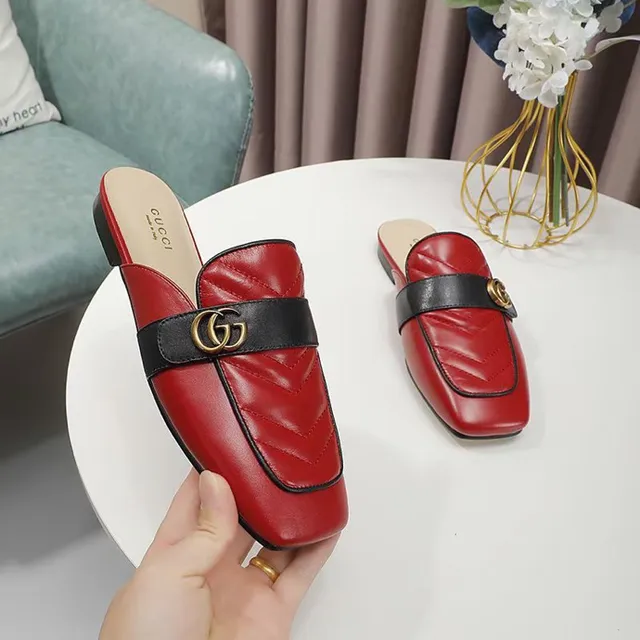 Gucci Horsebit 1955 Mocassins en Cuir Rouge et Noir Quiltés 16