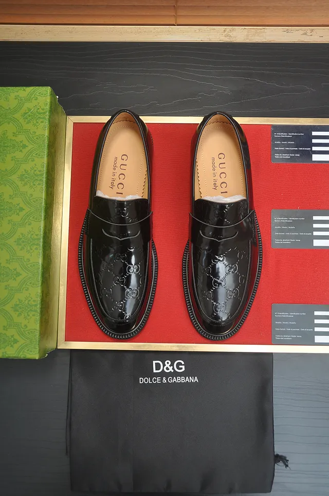 Gucci Horsebit Loafer Black Patent Leather Loafer 5