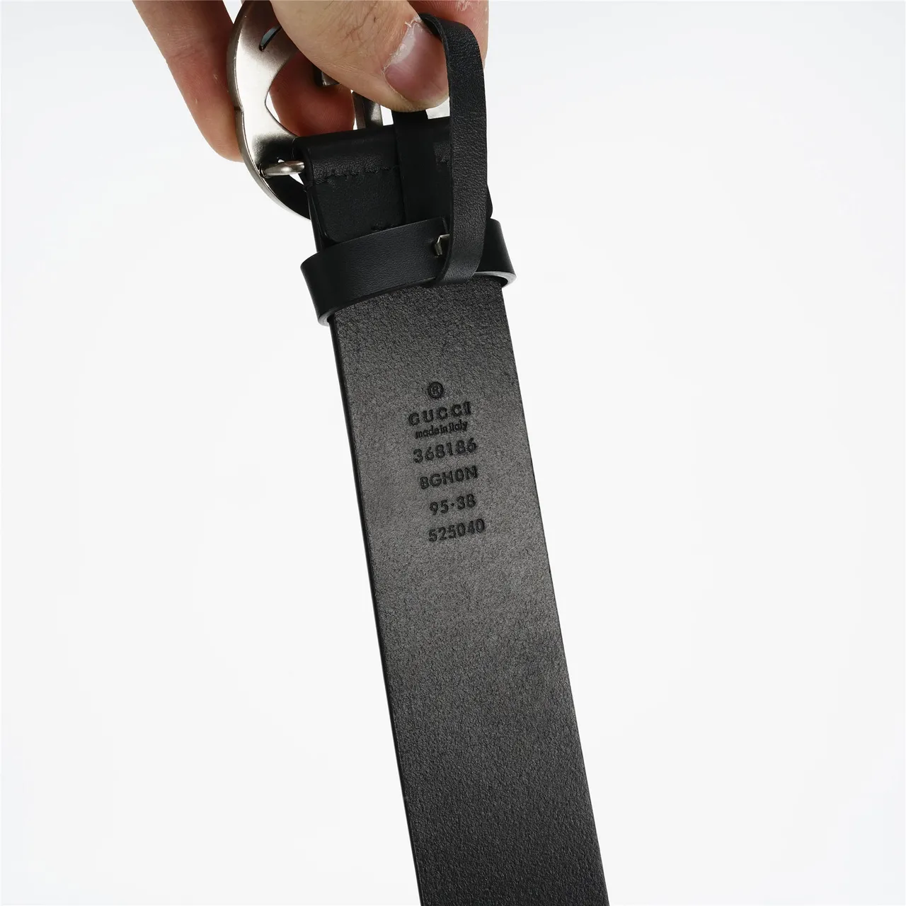 Gucci Interlocking G Belt Black Leather Belt 7