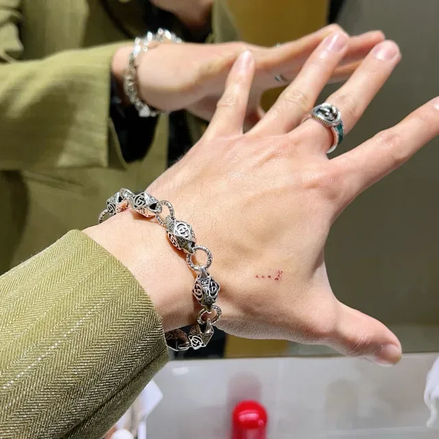 Gucci Interlocking G Geometric Link Bracelet 8