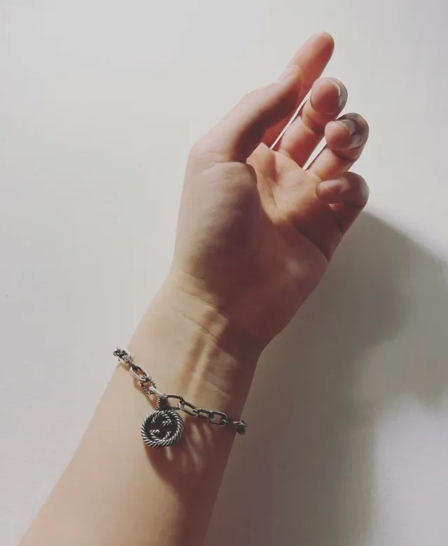 Gucci Interlocking G Twisted Rope-Link Silver Bracelet 4