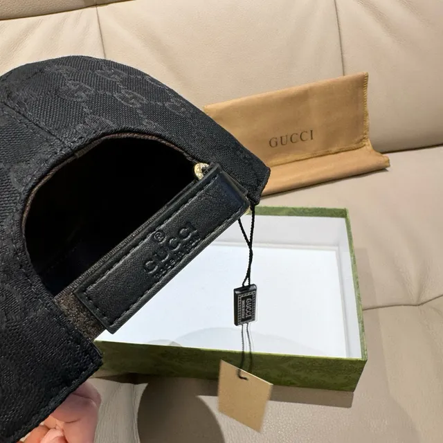 Gucci Kingsnake Preto Verde GG Monogram Canvas Web Stripe Band Boné de Beisebol 4