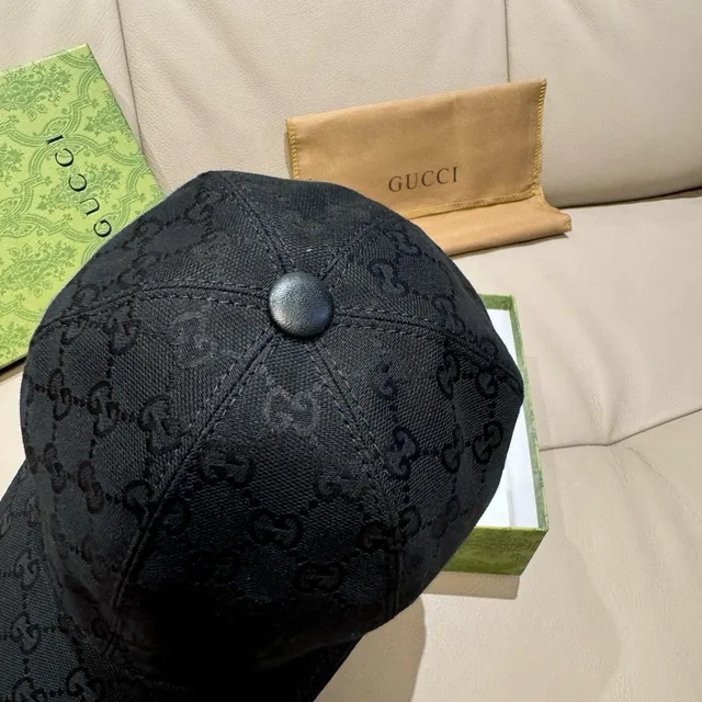 Gucci Kingsnake Preto Verde GG Monogram Canvas Web Stripe Band Boné de Beisebol 6