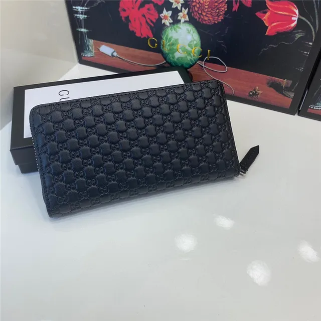 Gucci Ophidia embossada GG Monogram carteira longa preta 8