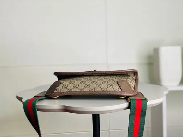 Gucci Ophidia GG Monogram Beige and Brown Fashion Belt Bag 6
