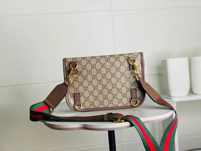 Gucci Ophidia GG Monogram Beige and Brown Fashion Belt Bag 7