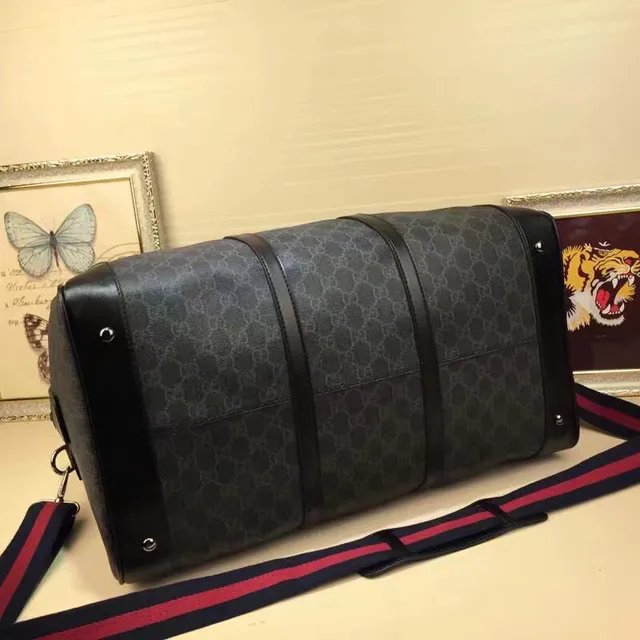 Gucci Ophidia GG Supreme Black Duffle Bag 7