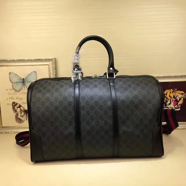 Gucci Ophidia GG Supreme Black Duffle Bag 8