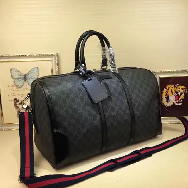 Gucci Ophidia GG Supreme Black Duffle Bag 9