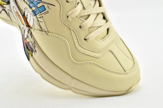Gucci Rhyton Disney Collaboration Cream Chunky Sneakers 7