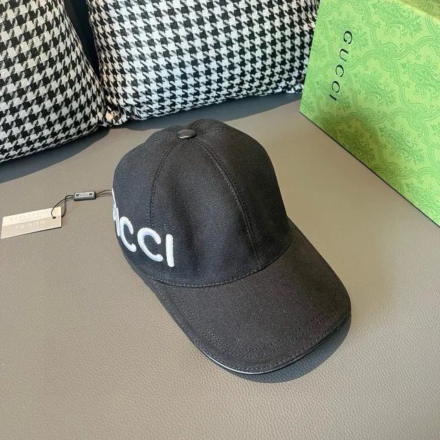Gucci Screener Logo brodé Casquette de baseball 4