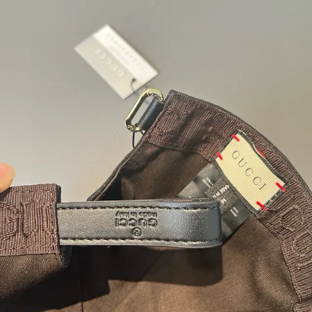 Gucci Screener Logo brodé Casquette de baseball 8