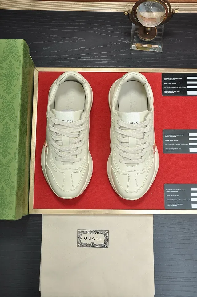Gucci Screener Flame Off-White Lifestyle Sneakers 3