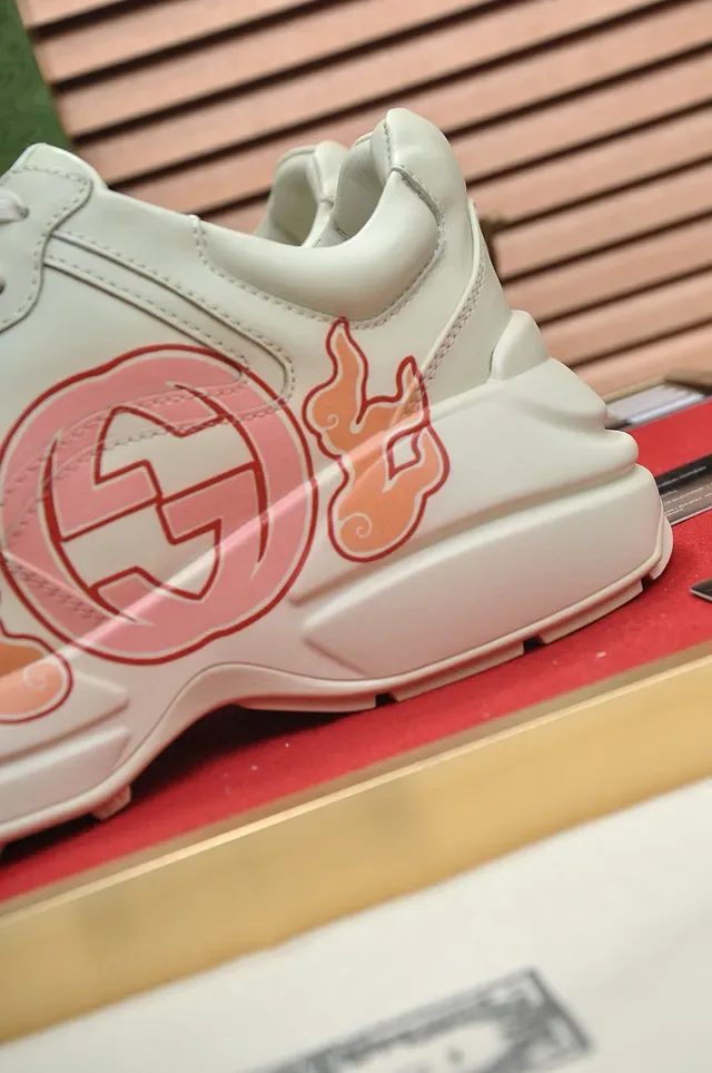 Gucci Screener Flame Off-White Lifestyle Sneakers 4