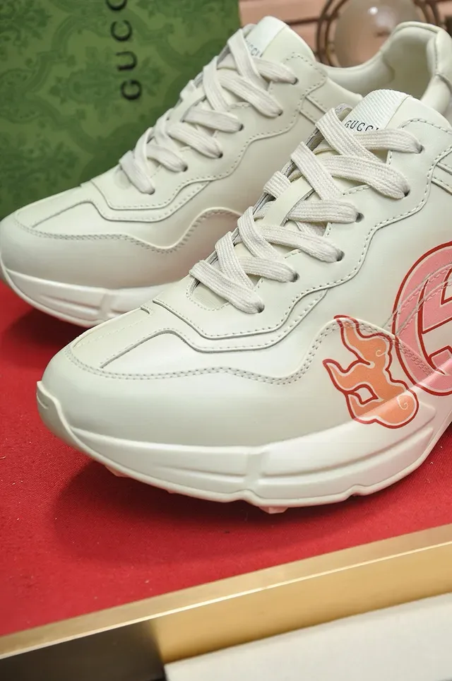 Gucci Screener Flame Off-White Lifestyle Sneakers 7