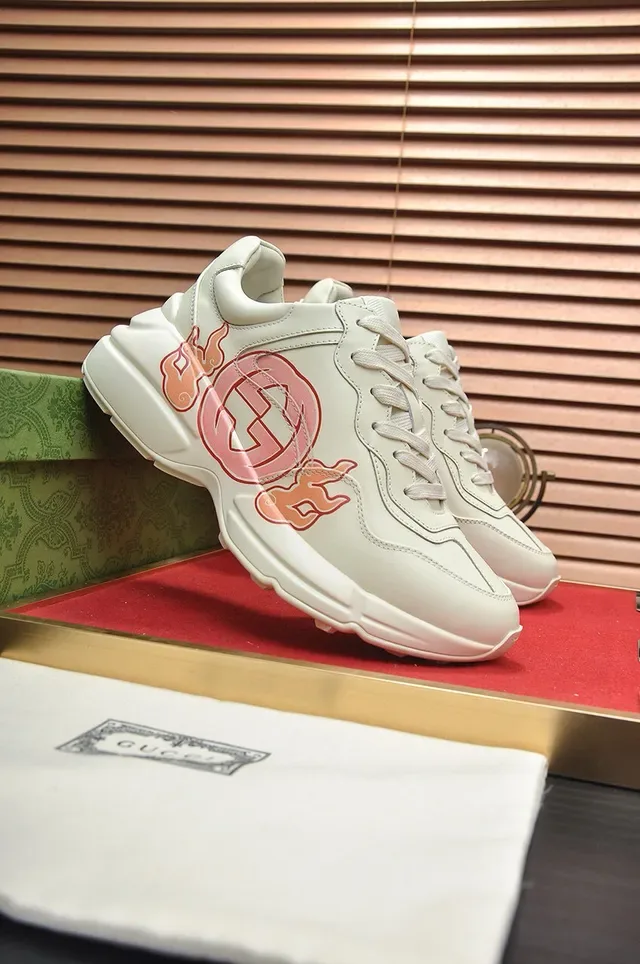 Gucci Screener Flame Off-White Lifestyle Sneakers 9