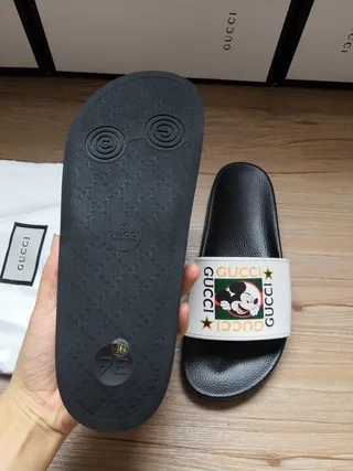 Gucci Screener Mickey Mouse Print Slippers 2