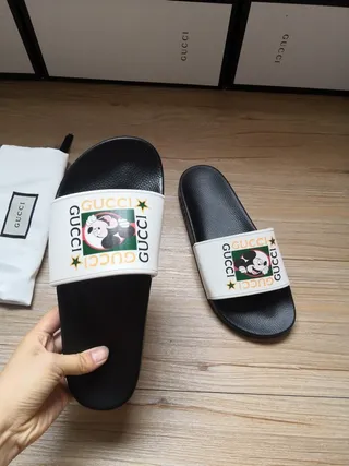 Gucci Screener Mickey Mouse Print Slippers 3