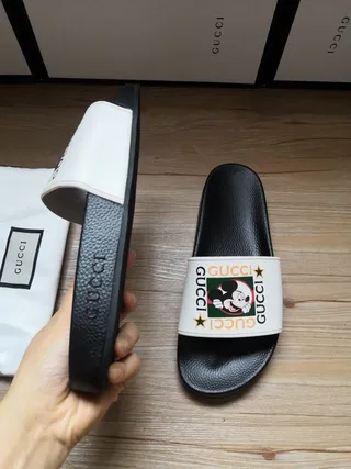 Gucci Screener Mickey Mouse Print Slippers 4