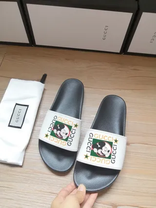 Gucci Screener Mickey Mouse Print Slippers 7