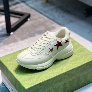 Gucci Screener Star Appliqué Off-White سينيكرز لايف ستايل