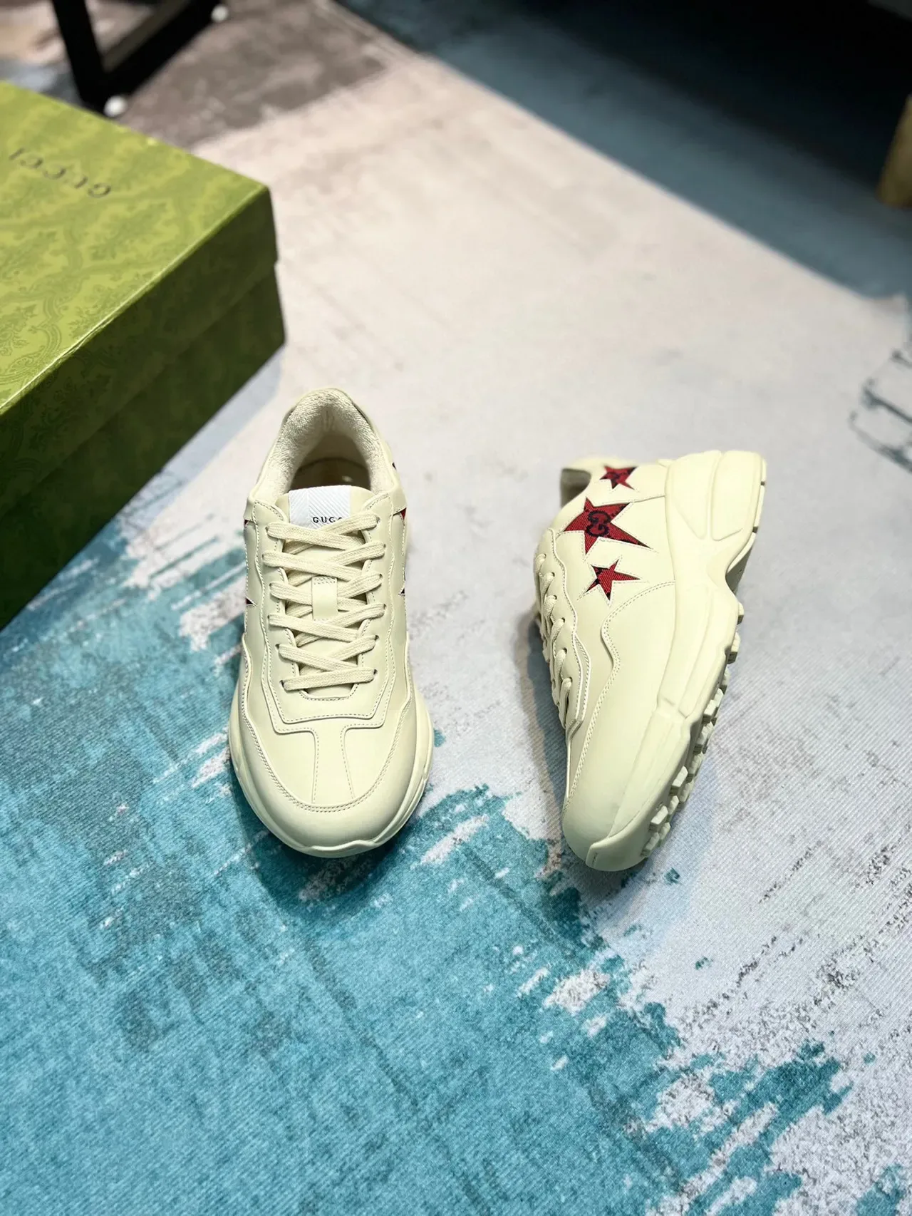 Gucci Screener Star Appliqué Off-White sneakers lifestyle 4