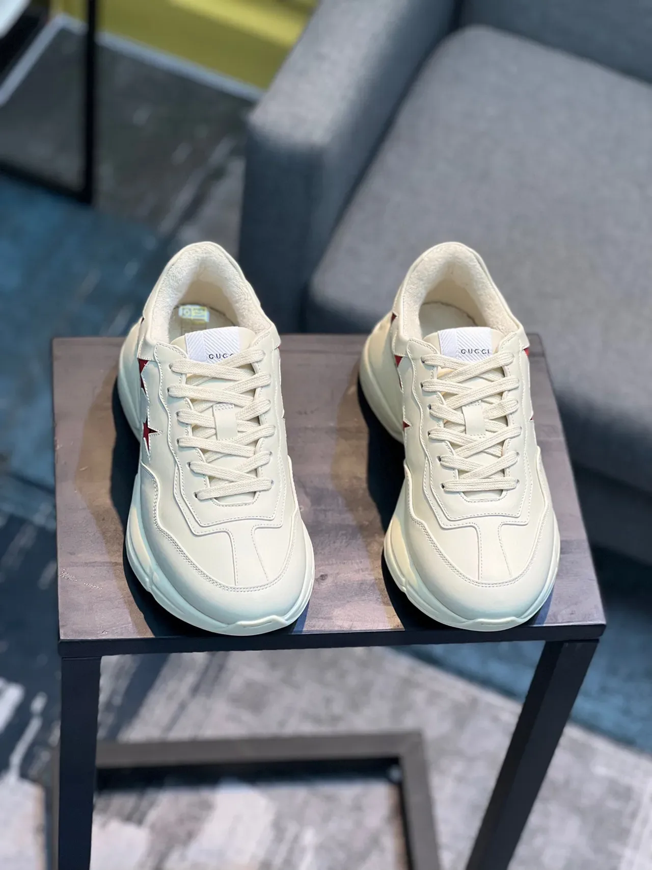 Gucci Screener Star Appliqué Off-White sneakers lifestyle 5