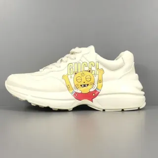 Gucci Screener White Cartoon Tiger Graphic Lifestyle Sneaker