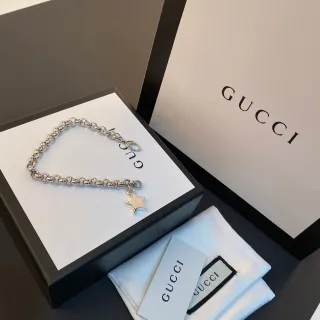 Gucci Pulsera de Encanto Estelar Pulsera de Cadena de Plata