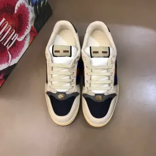 Gucci Tennis 1977 Beige Navy Multicolor Lifestyle Sneakers